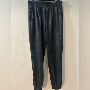 Women’s black joggers